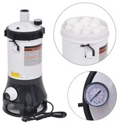 vidaXL Bomba filtragem piscina p/ piscinas 185 W 4,4m³/h