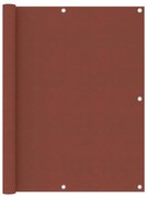 vidaXL Tela de varanda 120x500 cm tecido Oxford terracota