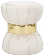 BANCO FLOR CM CREME CM Ø 40X44