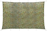 vidaXL Rede de camuflagem com saco de transporte, 4 x 6 m
