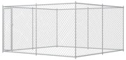 vidaXL Canil de exterior 383x383x185 cm