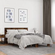 vidaXL Estrutura de cama 120x200 cm derivados madeira/metal