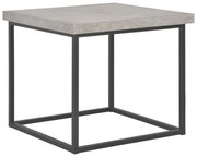 vidaXL Mesa de centro 55x55x53 cm aspeto de cimento