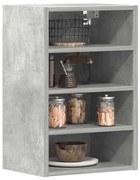 vidaXL Armário suspenso “Riga” 40x29,5x60 cm cinza cimento