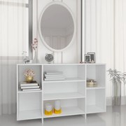 vidaXL Aparador 120x30x75 cm derivados de madeira branco