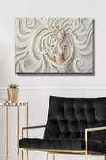 Pintura Decorativa em Tela 160831052 – Multicolor – 70 x 100 cm