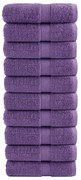 vidaXL Toalhas de bidé premium SOLUND 10 pcs 30x50 cm 600 gsm roxo