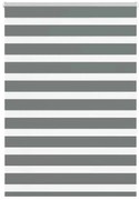 vidaXL Cortina de zebra 100x150 cm largura do tecido 95,9 cm poliéster