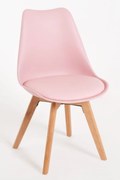 Pack 4 Cadeiras Synk Basic - Rosa