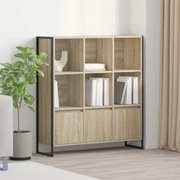 vidaXL Gabinete de Livros 2 pcs Sonoma 99,5 x 30 x 108,5 cm