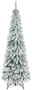 Árvore de Natal Artificial 180 cm Árvore de Natal Nevada com 523 Ramos