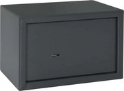 vidaXL Cofre com bloqueio Cinzento escuro 31 x 20 x 20 cm Aço