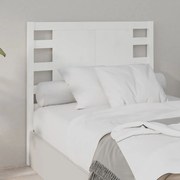 vidaXL Cabeceira de cama 106x4x100 cm pinho maciço branco