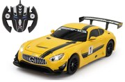 Carro telecomandado Mercedes-Benz AMG GT3 1:14 Amarelo 2,4GHz transformer