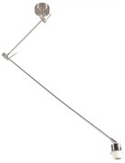 Candeeiro de suspensão em aço sem abajur ajustável - Blitz Moderno