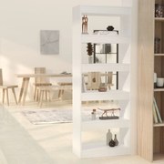vidaXL Estante/divisória 60x30x166 cm derivados de madeira branco