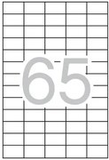 Etiquetas Autocolantes 38x21,2 mm 25 Folhas Apli