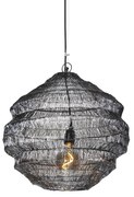 Candeeiro suspenso oriental preto 45 cm x 40 cm - VADI Oriental