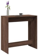 Mesa de bar 102x50x103,5 cm derivados madeira carvalho castanho