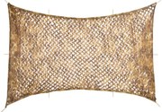 vidaXL Rede de camuflagem com saco de arrumação 724x515 cm areia