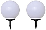 Candeeiros de exterior 2 pcs LED 40 cm com estacas de enterrar