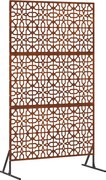 vidaXL Protetor de Privacidade Cinzeto 100 x 50 x 180 cm