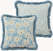 Almofada reversível para exterior artesanal Laura & Maya