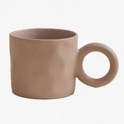 Pack De 2 Chávenas De Café 30 Cl Em New Bone China Guisla Nudez Castanho Claro - Sklum