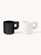 Chávenas de porcelana artesanais Aiko, conjunto de 2