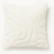 Capa de almofada com padrão ondulado tufado Mareva