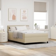 Cama Box Spring com Colchão Verde Claro Cinza 140x200 cm Tecido de Vel