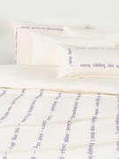 Capa de edredão em percal de algodão com bordado Roya