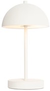 Candeeiro de mesa para exterior branco recarregável com LED e regulador de 3 níveis - Keira