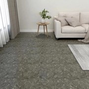 vidaXL Tábuas de soalho autoadesivas 55 pcs 5,11 m² PVC cinzento