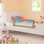 Barra segur. cama infantil 120x42cm poliéster cinza-acastanhado