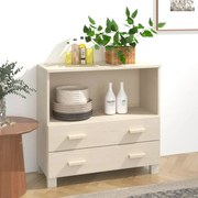 vidaXL Aparador HAMAR 85x35x80 cm pinho maciço castanho-mel