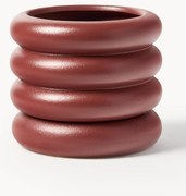 Vaso pequeno com prato Rudi, Alt 16 cm