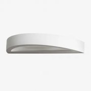 Aplique De Parede Led Em Gesso Bertina Branco - Sklum
