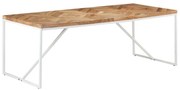 vidaXL Mesa de jantar 200x90x76 cm madeira acácia maciça e mangueira
