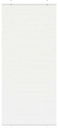 vidaXL Branco Plissada Cega 90x200 cm Largura Tecido 89,4 cm Poliéster