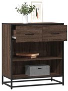 vidaXL Aparador 68x35x76 cm deriv. de madeira carvalho castanho