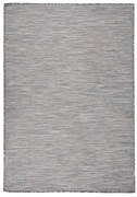 vidaXL Tapete de tecido plano p/ exterior 160x230 cm castanho e azul