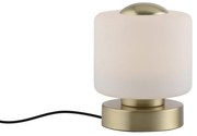 Candeeiro de mesa em latão com LED 3 níveis de intensidade regulável por toque - Mirko Moderno