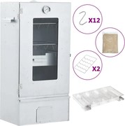 vidaXL Defumador p/ churrasqueira c/ gerador fumo frio aço galvanizado