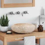 vidaXL Lavatório 40x12 cm mármore creme