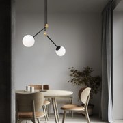 Candeeiro Cambaz – Preto e Branco – 100 x 15 cm