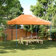 Tenda para festas pop-up dobrável 410x279x315 cm laranja