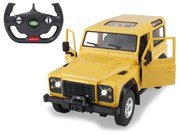 Carro telecomandado Land Rover Defender 1:14 2,4GHz Portas manuais Amarelo