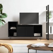 vidaXL Móvel de TV 100x35x55 cm madeira processada preto