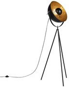 Candeeiro de pé inteligente tripé preto com Wi-Fi A60 - Magna 40 Eglip